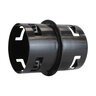 ADS HDPE Corrugated Internal Snap Coupler Black 6 in.