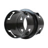 ADS HDPE Corrugated Internal Snap Coupler Black 6 in.