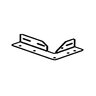 Belgard Artforms Stainless Steel Hardware Inner Corner 9 in. x 6 in. x 2-1/2 in. (10 pc./box)