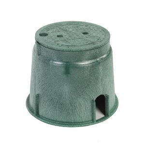 Carson Spec Valve Box Round 10 in. Green Box/Green Lid Overlapping ICV