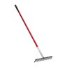 Corona Max Level Head Rake 14 Tine Steel Head 60 in. Aluminum Handle