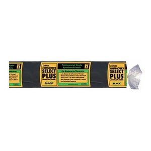 DeWitt Contactor's Select Plus 2.5 oz. Non-Woven Spunbond Weed Barrier Fabric Black 3 ft. x 50 ft.