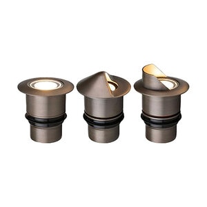 FX Cora CN51 In-Grade Light 4.3VA MR16 Pro LED Lamp 3000K 60 degree cowling Antique Bronze