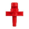 Maxijet Winged 1 Piece Jet Nozzle Red 180 Degree Half Circle Flat Spray