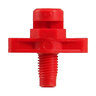Maxijet Winged 1 Piece Jet Nozzle Red 180 Degree Half Circle Flat Spray