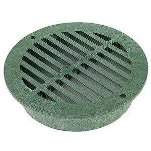 NDS Round Grate 12 in. Green 