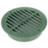 NDS Round Grate 12 in. Green 