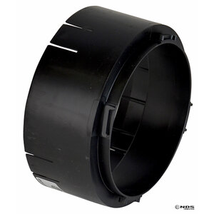 NDS Catch Basin Outlet Adapter Universal Locking Black Plastic 6 in.