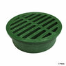 NDS Drain Grate Round Green 4 in.