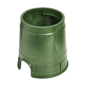 NDS 6 in. Round Standard Series Valve Box, 9 in. Height, Green