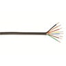 Carlisle 18 AWG Multi-Conductor Irrigation Wire, 8 Conductors, Black PVC Jacket, 500 ft Roll, 300V Rating