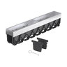 RELN Storm Pro 100 Series 6 in. x 40 in. Hidden Channel Drainage System with Stainless Steel Removable Trays