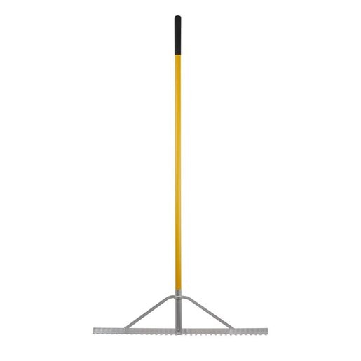 Pro-Trade Landscape Rake 36 in. Aluminum Head 66 in. Fiberglass