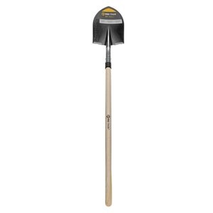 Pro-Trade Round Point Shovel Open Back 48 in. Wood Handle