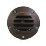 Pro-Trade IG2 In-Ground Light Antique Brass Finish Louvered Cover MR16 Bi-Pin Socket 12V LED, 2700K Warm White, 5 in. x 5 in.