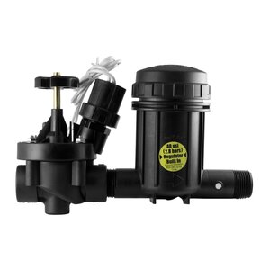 Rain Bird XCZ Wide Flow Light Commercial Control Zone Kit w/ 1 in. PEB Valve and 1 in. 40 PSI Basket Filter