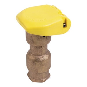 Rain Bird Quick Coupling Valve 3/4 in. FIPT Inlet 1 pc. Body with Yellow Rubber Cover