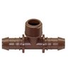 Rain Bird XF Barb Tee Male Adapter 17 mm x 1/2 in. x 17 mm Barb x MIPT x Barb