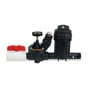 Rain Bird XCZ Wide Flow Commercial Control Zone Kit w/ 1 in. Ball Valve 1 in. PESB Valve and 1 in. 40 PSI Basket Filter