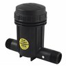 Rain Bird Quick Check Basket Filter Pressure Regulating 40 PSI In-Line/TEE 1 in. MIPT Plastic Black with Stainless Steel Screen