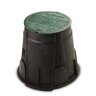 Rain Bird Valve Box Round 7 in. Black Box/Green Lid Overlapping VB Specification Series