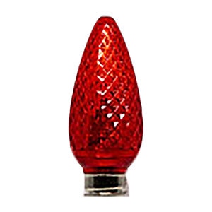 Seasonal Source C9 LED SMD Red Retrofit Bulb