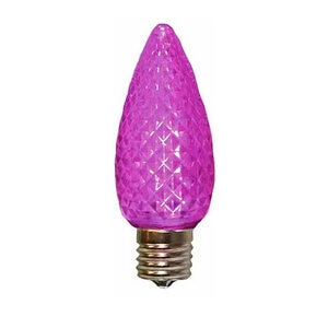 Seasonal Source C9 LED Faceted Lens 0.5W Purple