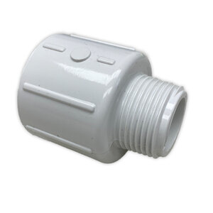 Sch 40 PVC Reducing Male Adapter 3/4 in. x 1 in. MIPT x Socket