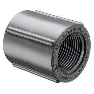 Sch 40 PVC Coupling Gray 1.2 in. FIPT