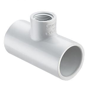 Sch 40 PVC Reducing Tee 3 in. x 1 in. Socket X FIPT