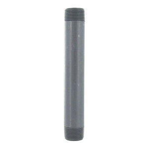 Sch 80 PVC Nipple 1 in. x 10 in. MIPT Threaded Both Ends