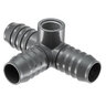 Spears PVC Insert Side Outlet Combination Reducing Tee 1 in. x 1 in. x 1 in. x 3/4 in. Insert x Insert x Insert x FIPT