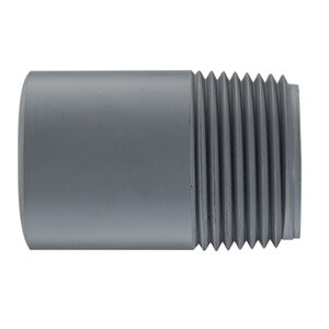 Sch 80 PVC Nipple 1-1/2 in. x 3 in. MIPT Threaded One End