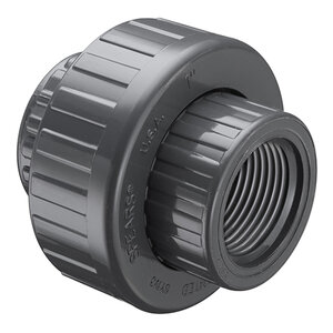 Sch 80 PVC Union (Old Style) 3 in. FIPT w/ FKM O-Rings