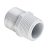 Sch 40 PVC Reducing Male Adapter 1-1/2 in. x 1-1/4 in. MIPT x Socket