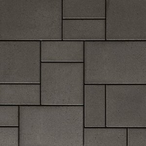 Techo-Bloc Blu 60 Slab Smooth Onyx Black 6 in. x 13 in. 60 mm (116.05 sq. ft./pallet)