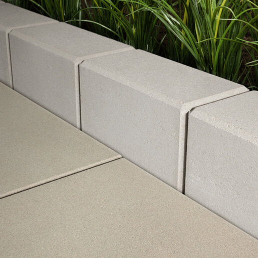 Techo-Bloc Raffinato Wall Cap Double-Sided Smooth Greyed Nickel 14 in ...