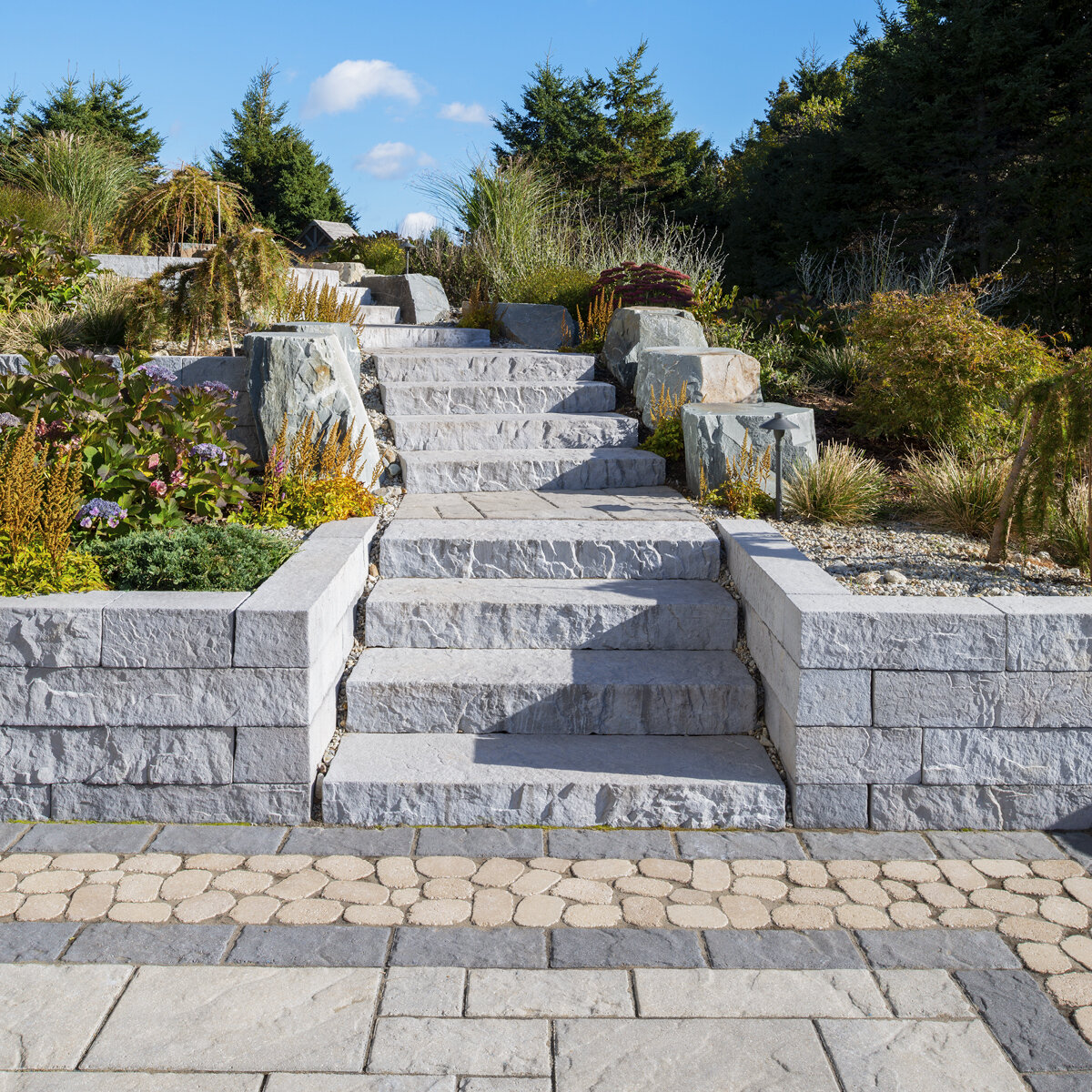 Techo-Bloc Rocka Step Riviera 48 in. 152 mm 6 in. x 14-7/8 in. - 14-1/8 ...