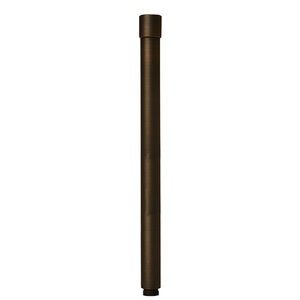 Unique Lighting Systems 12 in. Brass Riser for Fission Path Light - Durable Brass Construction, Ideal for Outdoor Lighting Applications