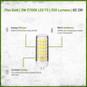Unique Flex Gold LED T3 Bi-Pin Lamp, 2 Watt, 2700K Warm White, 250 Lumens, Dimmable, Aluminum Housing