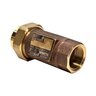 Dual Check Valve Union 1 in. Female x Female Lead Free
