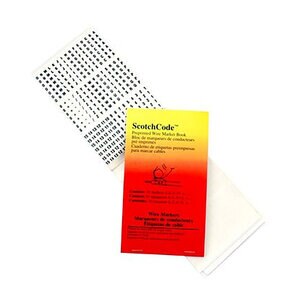 3M ScotchCode Wire Marker Book