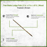 Tree Stake Lodge Pole Treated 2 in. x 2 in. x 8 ft.
