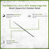 Lodgepole Tree Stake Treated 2 in. x 2 in. x 10 ft.