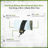 Tree Strap Without Wire Attached Black 36 in.