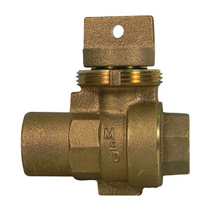 A.Y. McDonald Curb Stop Valve Fnpt x Fnpt 150 PSI 3/4 in. Brass 