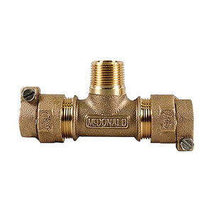3/4"Ctsx1"Mipt Tee No Lead Pack Joint Ay Mcdonald