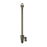 ABR Lighting STEM Series Path Light with Antique Brass Finish, 18 in. Height, 1 Lamp, 16/2 Wire Ground Stake