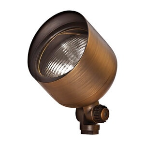 ABR Lighting Lombardo SW Directional Light Antique Brass Finish 12V 50W No Lamp Included 16/2 Wire 4-3/4 in. x 4-3/4 in.