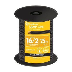 ABR Lighting Provost MR16 Specialty Lamp 20W Bi-Pin 25 ft. Black 16/2 Wire